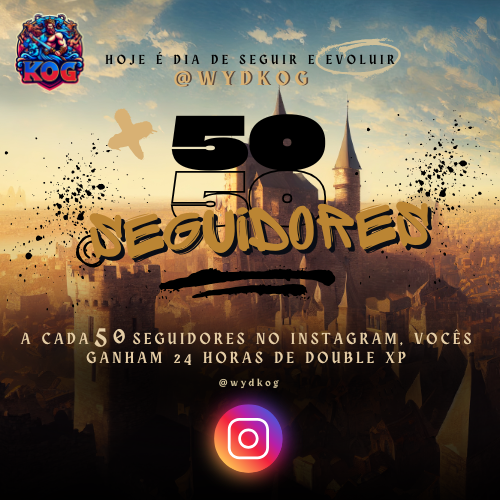 50 seguidores up em dobro mobie
